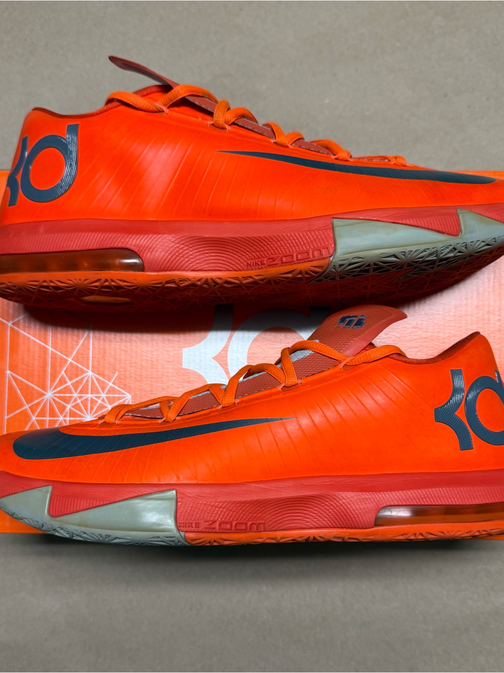 Nike Kd 6 Nyc 66 Kevin Durant Menâs Size 13 Basketball Shoes Rare!